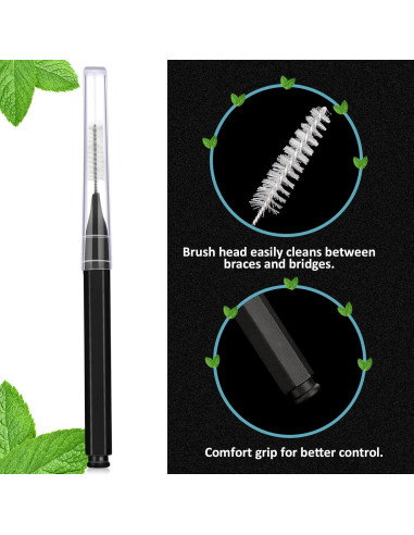 50 Cepillos Interdentales Patelai para Brackets Higiene Oral