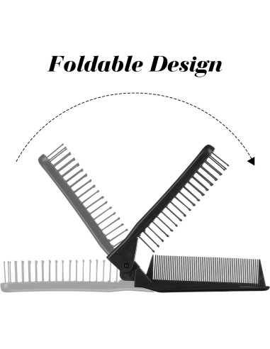 Peine Plegable Antiestático WY LIGHTING - Mini Cepillo de Viaje