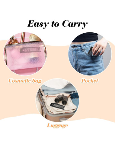 Peine Plegable Antiestático WY LIGHTING - Mini Cepillo de Viaje