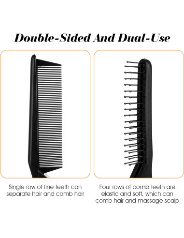 Peine Plegable Antiestático WY LIGHTING - Mini Cepillo de Viaje