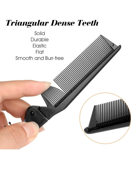 Peine Plegable Antiestático WY LIGHTING - Mini Cepillo de Viaje