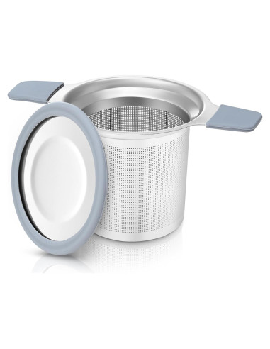 Infusor de Té GoodCups de Acero Inoxidable - Colador Grande Reutilizable
