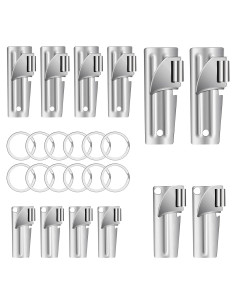 12 Abrelatas de Acero Inoxidable Anglecai P-38 y P-51
