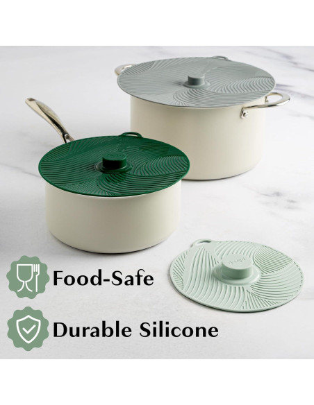 Tapa Universal de Silicona Goodful 3 Piezas Resistente al Calor