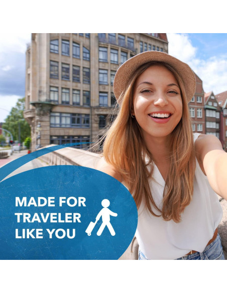 Adaptador de Enchufe Americano a Europeo OREI - Paquete de 6