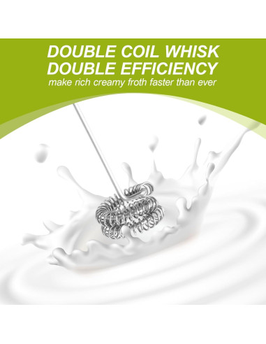 Espumador de Leche Eléctrico LetStay con Cucharita - 3 Velocidades