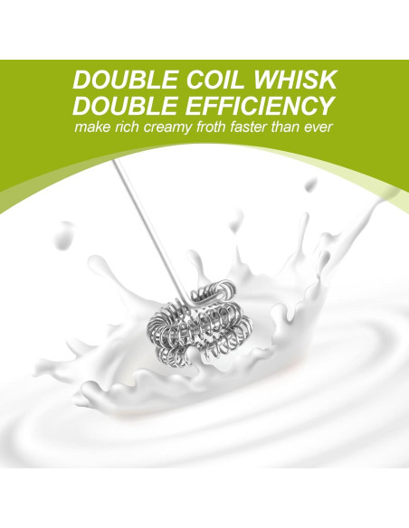 Espumador de Leche Eléctrico LetStay con Cucharita - 3 Velocidades