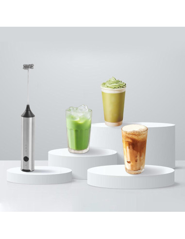 Espumador de Leche Eléctrico LetStay con Cucharita - 3 Velocidades