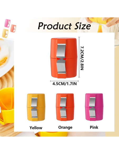 Juego de 3 Abridores de Cáscara de Huevo Aetomtins - Duraderos y Eficientes