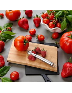 Herramienta de deshuesar Cauaoa de acero inoxidable 15.24 cm 2