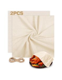 Tela de Queso Reutilizable para Pavo Hdnbsp 89x89cm con Cintas
