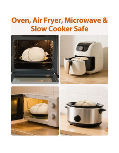 Tela de Queso Reutilizable para Pavo Hdnbsp 89x89cm con Cintas