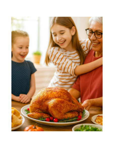 Tela de Queso Reutilizable para Pavo Hdnbsp 89x89cm con Cintas