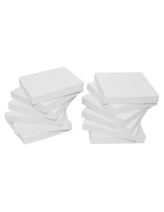 Bloc de Notas Adhesivas LHongL 12 Paquetes 7.6x7.6 cm 1200 Hojas