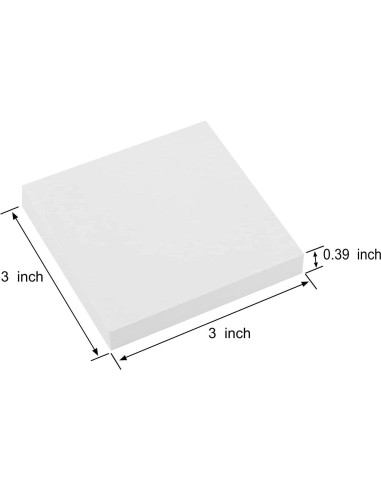 Bloc de Notas Adhesivas LHongL 12 Paquetes 7.6x7.6 cm 1200 Hojas