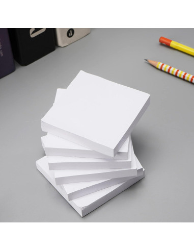 Bloc de Notas Adhesivas LHongL 12 Paquetes 7.6x7.6 cm 1200 Hojas
