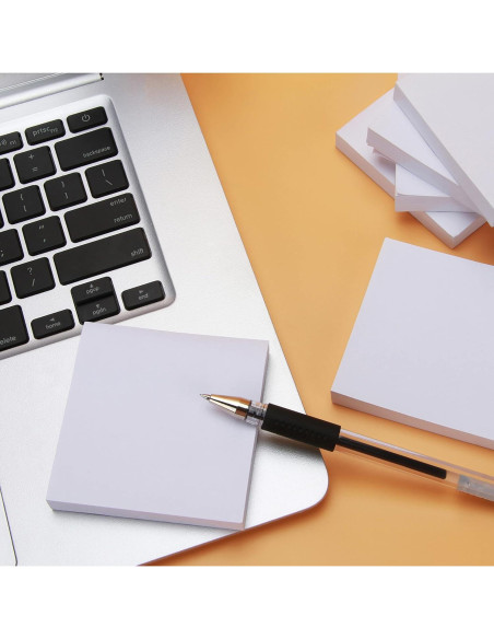 Bloc de Notas Adhesivas LHongL 12 Paquetes 7.6x7.6 cm 1200 Hojas