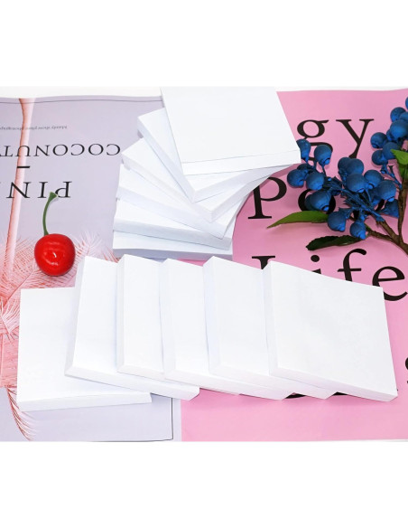 Bloc de Notas Adhesivas LHongL 12 Paquetes 7.6x7.6 cm 1200 Hojas