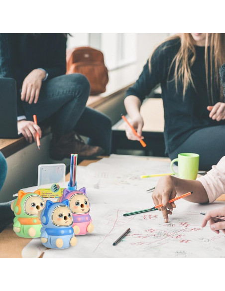 Sacapuntas Manual GoYoho Rosa 5 Puntos para Niños