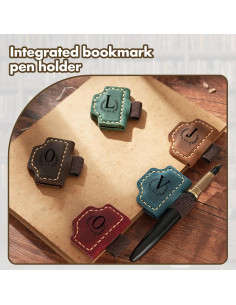 Marcador de Páginas Magnético de Cuero Aebgsa Personalizado 2