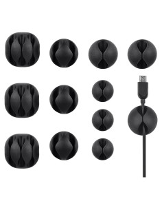 Clips de Cable Avantree 12 Piezas Organizador Adhesivo