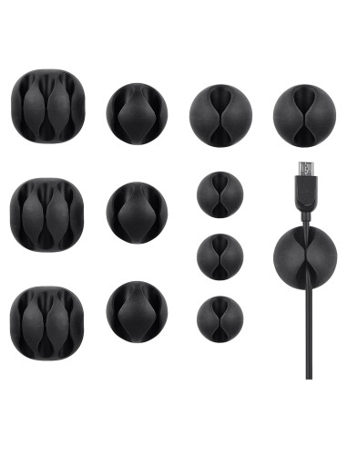 Clips de Cable Avantree 12 Piezas Organizador Adhesivo