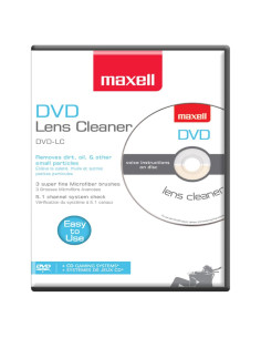 Limpiador de Lentes DVD Maxell DVD-LC - Cepillo Thunderon