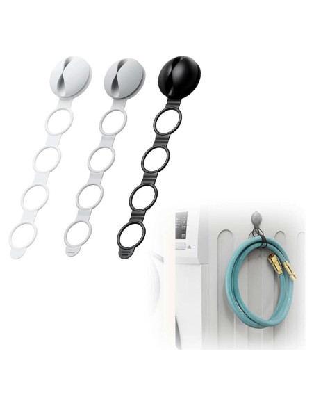Bridas de Silicona Reutilizables WUSAIRX - Organizador de Cables 3 Piezas