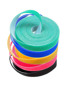 5 Rollos de Correas de Cable Reutilizables Darller 2m Nylon 2