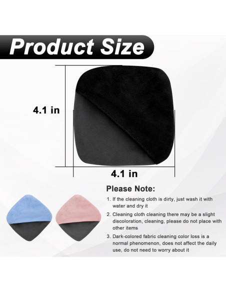 Paño Limpiador de Pantallas BFXM 10x10cm Microfibra Negro