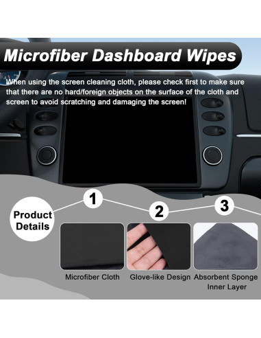 Paño Limpiador de Pantallas BFXM 10x10cm Microfibra Negro