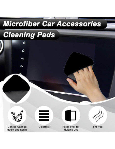 Paño Limpiador de Pantallas BFXM 10x10cm Microfibra Negro