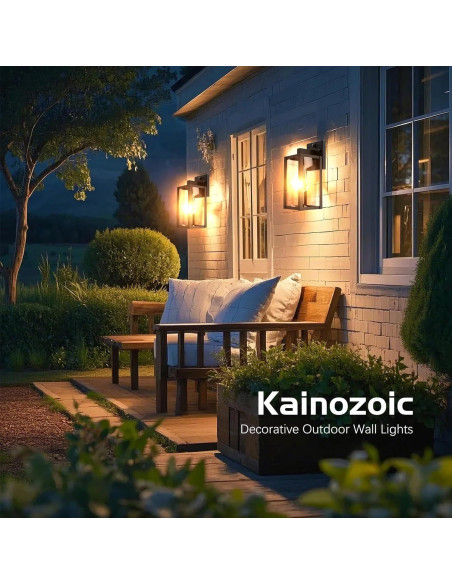 Luz de Sensor de Movimiento Kainozoic 802 Exterior 12.7x15.5cm