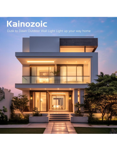 Luz de Sensor de Movimiento Kainozoic 802 Exterior 12.7x15.5cm