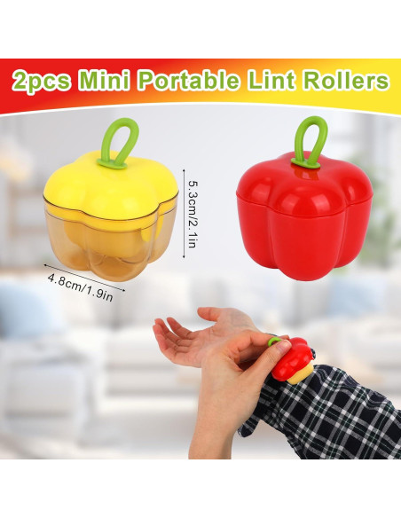 2 Rodillos Quitapelusas Portátiles Reutilizables Lasuroa