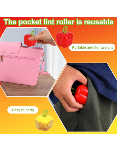 2 Rodillos Quitapelusas Portátiles Reutilizables Lasuroa