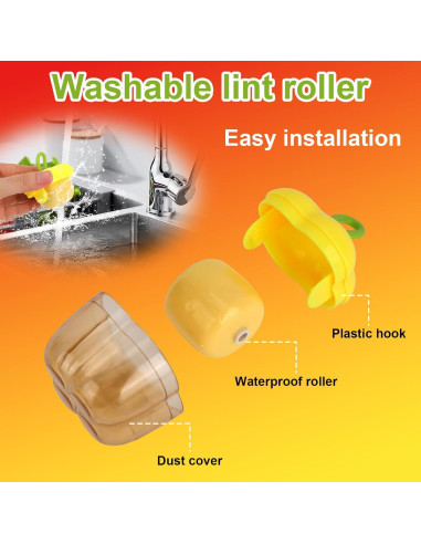 2 Rodillos Quitapelusas Portátiles Reutilizables Lasuroa