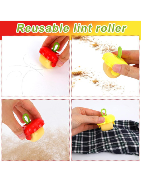 2 Rodillos Quitapelusas Portátiles Reutilizables Lasuroa
