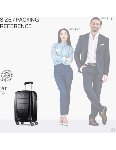 Samsonite Winfield 2 - Equipaje Duro 20" Antracita con Ruedas 2