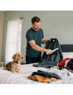 Mini Rodillo Quitapelusas Vontigo + 5 Recargas Adhesivas 150 Hojas 2