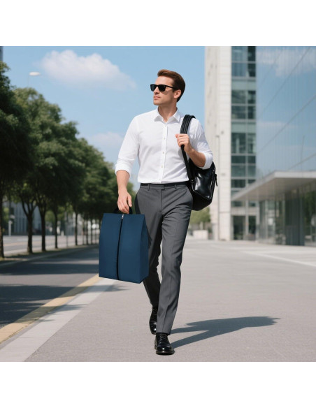 6 Bolsas de Zapatos de Viaje Portátiles con Cremallera - Multiusos