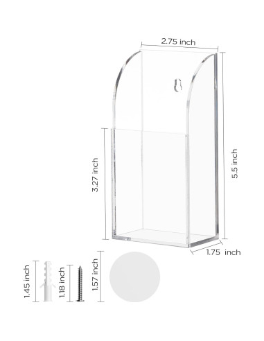 Organizador de Control Remoto Acrílico HBlife 1 Compartimento