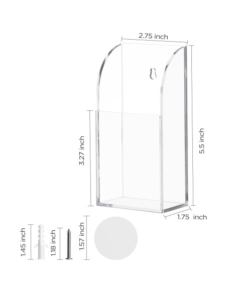 Organizador de Control Remoto Acrílico HBlife 1 Compartimento