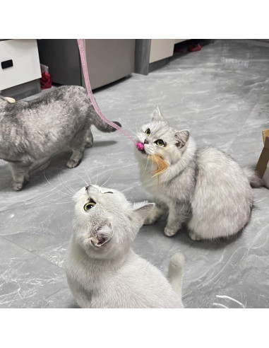 Varitas Interactivas para Gatos IUHKBH - 3 Colores, 38 cm