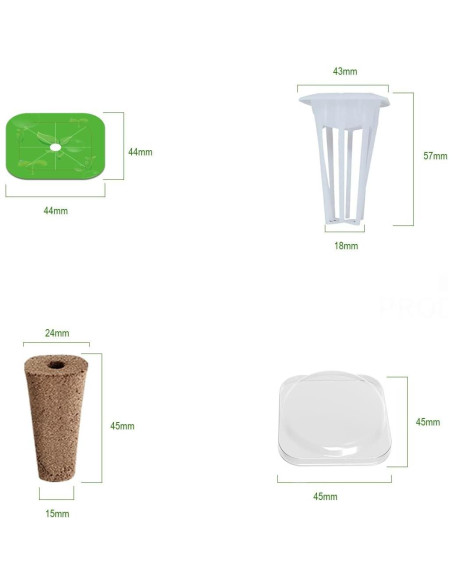 Kit de Cápsulas de Semillas Hidropónicas Hdroor SSK-12