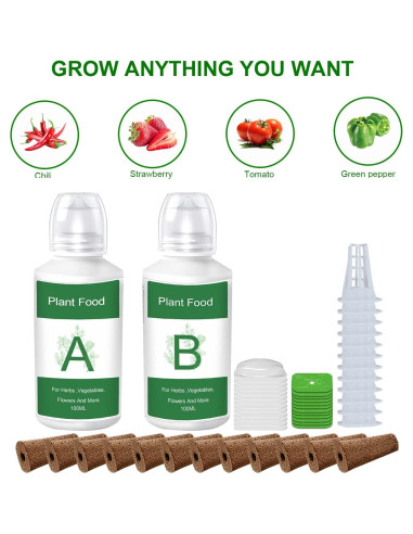 Kit de Cápsulas de Semillas Hidropónicas Hdroor SSK-12