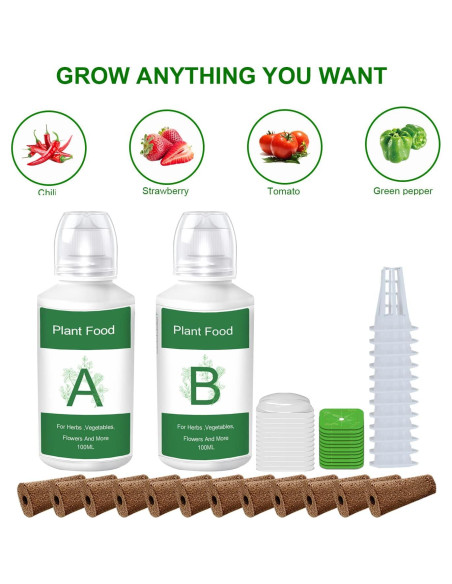 Kit de Cápsulas de Semillas Hidropónicas Hdroor SSK-12