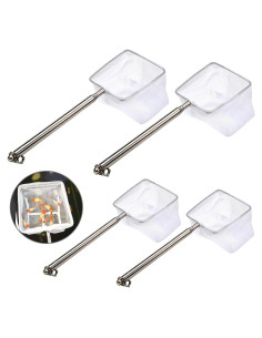 Red de Camarones LUODAKA 4 Pcs Acero Inoxidable Extensible