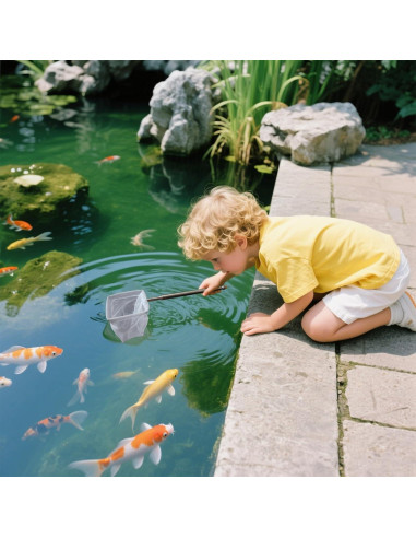 Red de Camarones LUODAKA 4 Pcs Acero Inoxidable Extensible