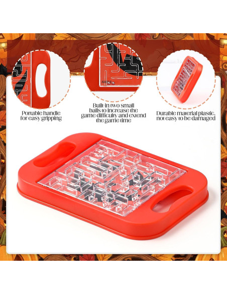 24 Mini Rompecabezas de Laberinto de Halloween JellyArch